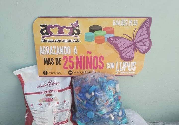 Realiza Fundación Abraza con Amor colecta de tapas para adquirir medicamentos contra Lupus Eritematoso Sistémico