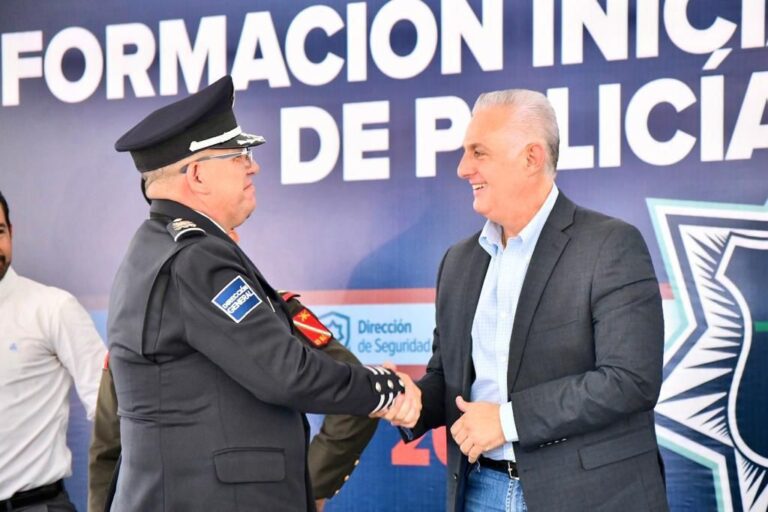 Román Cepeda arranca nuevo curso de formación de cadetes de la Academia de Policía de Torreón