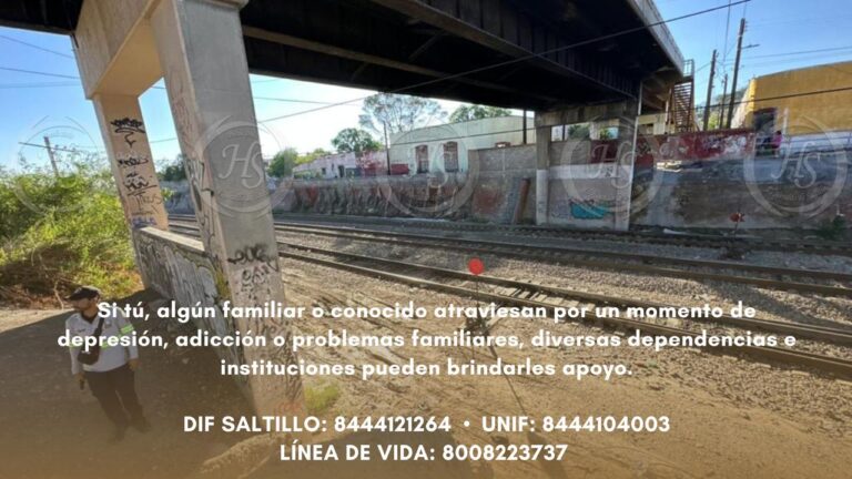 Se arroja del puente de la cuadra colorada y muere horas después en un hospital en Saltillo