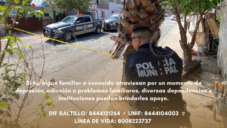 Dos suicidios en menos de 12 horas en Saltillo