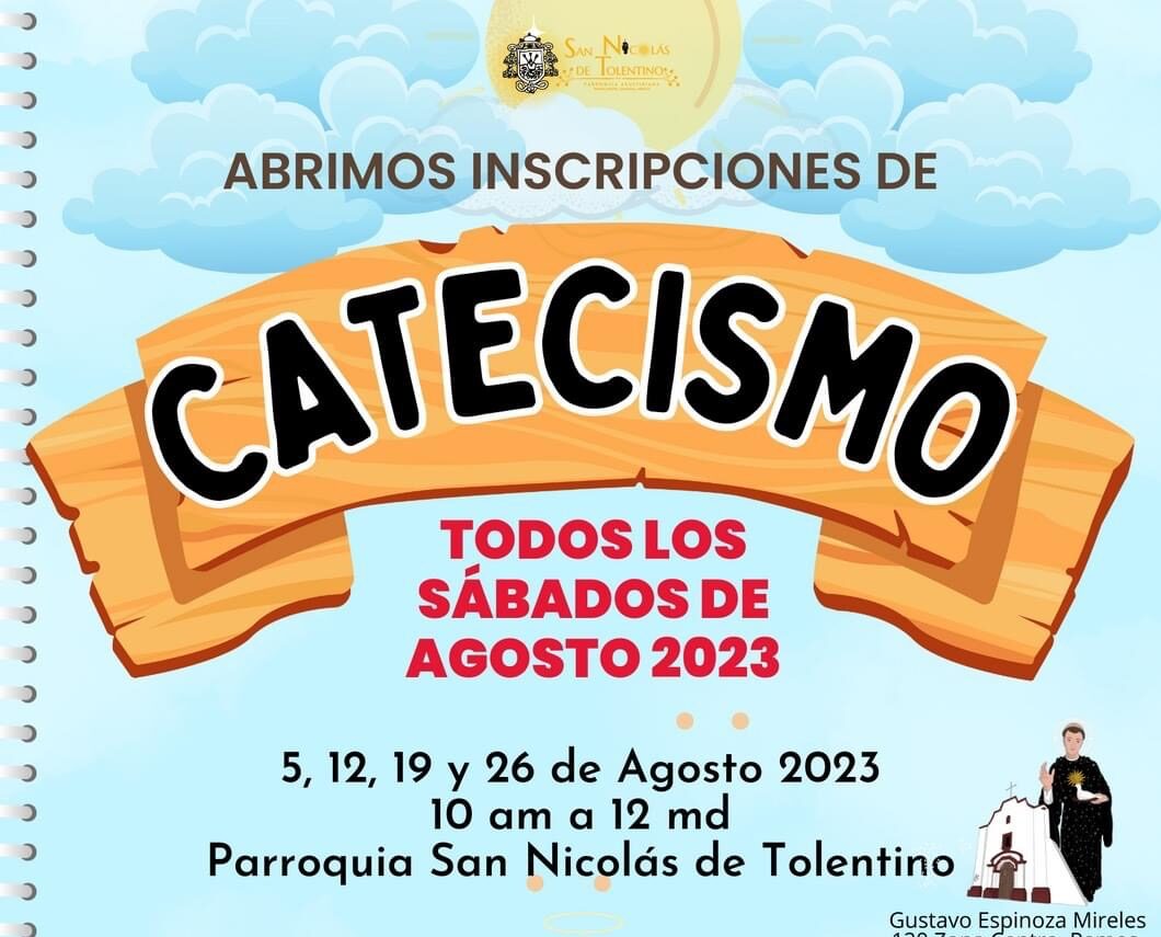 Alistan Registro Para Cursos De Catecismo En Parroquia San Nicolás De ...