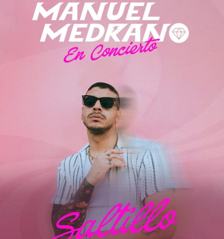 El colombiano Manuel Medrano llegará por primera vez a Saltillo para presentar su concierto en vivo