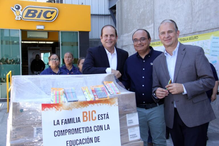 En respaldo a la educación, BIC Shavers donó más de 28 mil lápices mecánicos a Coahuila