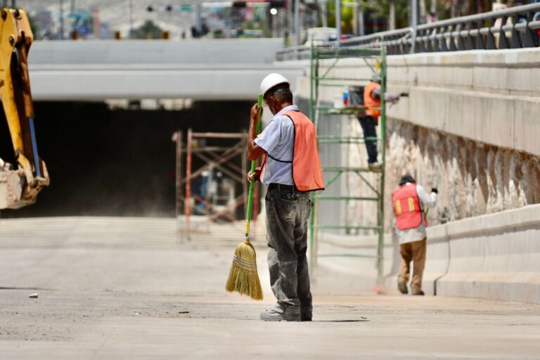 En Torreón, sistema vial cuatro caminos presenta un 93.5% de avance