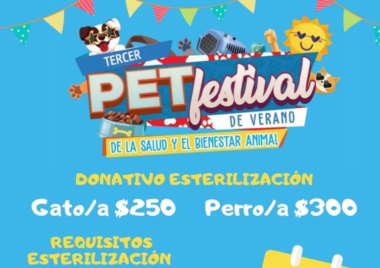 Invitan a aprovechar último fin de semana del Pet Festival; alientan a cuidar las mascotas 