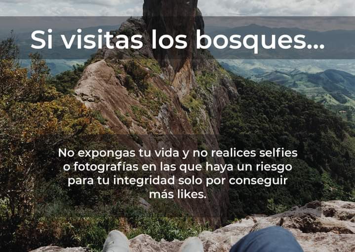 Pide MUSAVE a visitantes a las áreas boscosas cuidar su integridad y evitar las “selfies” en áreas de riesgo