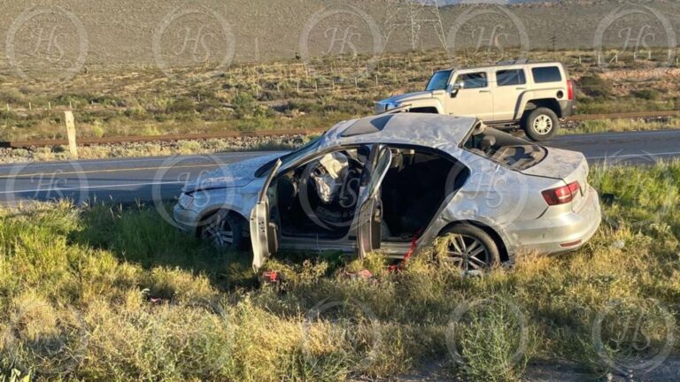 Una persona sin vida y tres heridas en accidente sobre la Saltillo-Zacatecas