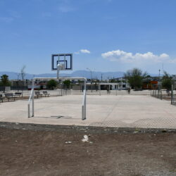 Vándalos destruyen malla ciclónica de canchas en la colonia Villasol 6