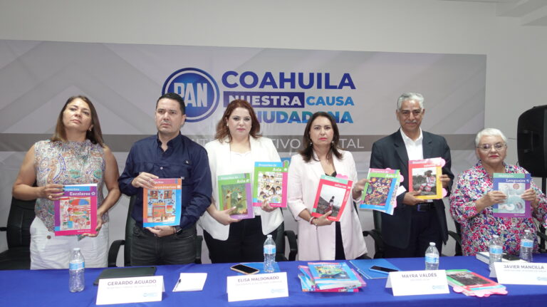 Adecuaciones en libros de texto gratuitos representan un retroceso para la educación en México: PAN Coahuila 