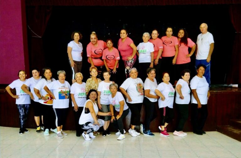 Arrancan con zumbatón las actividades del mes del adulto mayor en Ramos