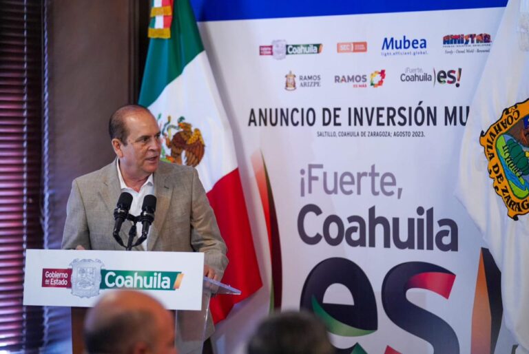 Aspira Coahuila a llegar a las 50 nuevas inversiones antes de septiembre