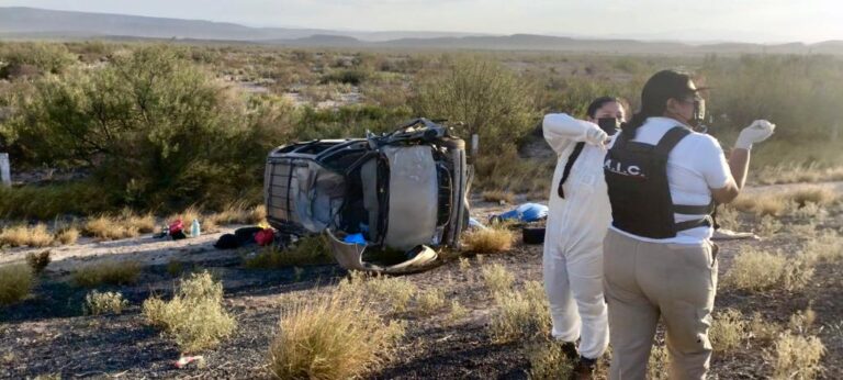 Fatal accidente sobre la Autopista Saltillo-Torreón; cuatro personas pierden la vida