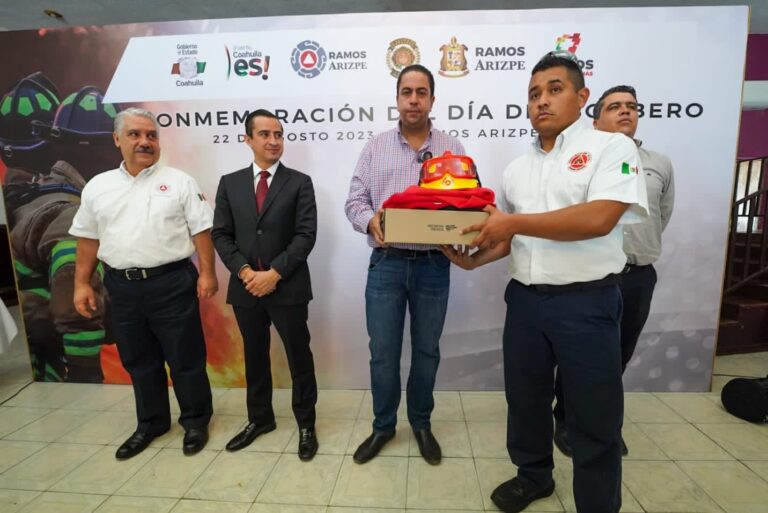 Celebran en Ramos Arizpe el “Día del Bombero”