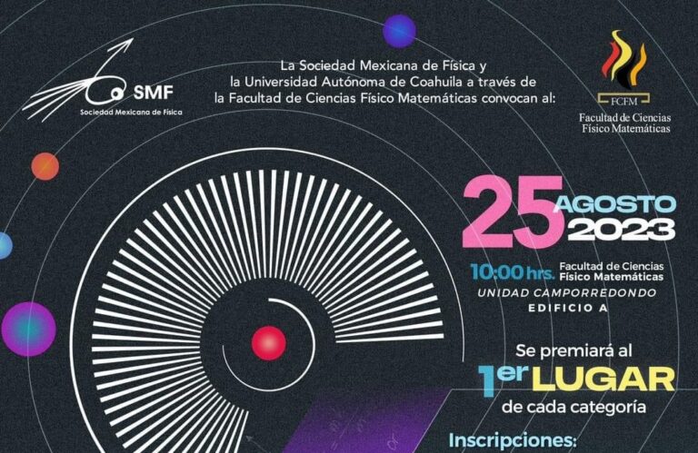 Convoca Facultad de Ciencias Físico Matemáticas de la UA de C a su Concurso Estatal de Aparatos y Experimentos de Física 