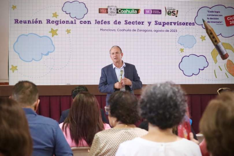 Autoridades educativas de Coahuila se preparan para el inicio del ciclo escolar 2023-2024