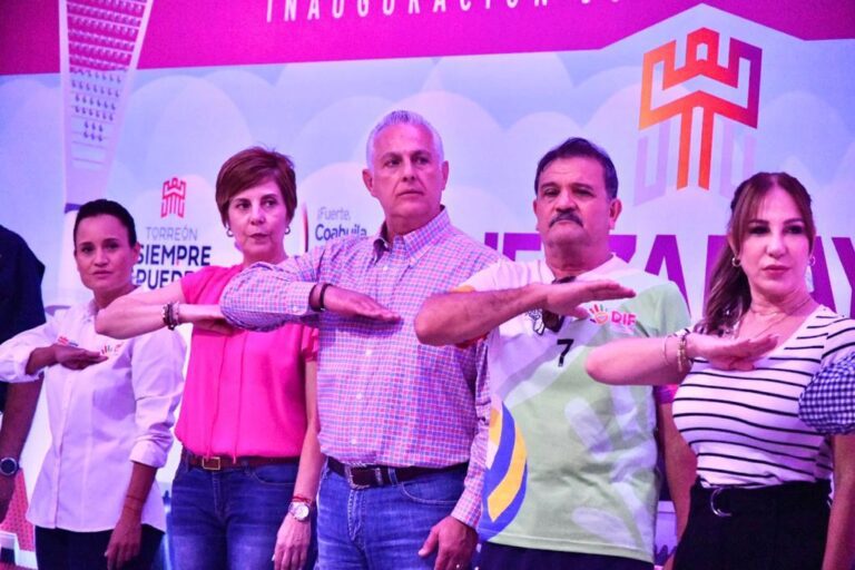 Inaugura Román Cepeda el Encuentro Multideportivo Centro Norte “Fuerza Mayor” en Torreón