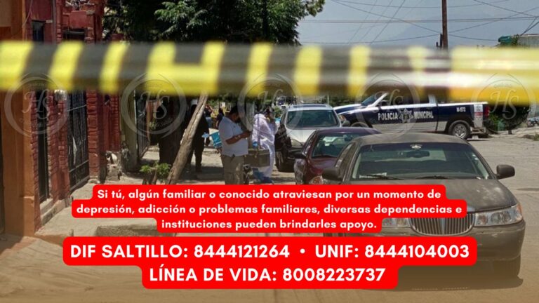 Lo hallan sin vida y en estado de descomposición en Saltillo; se presume suicidio