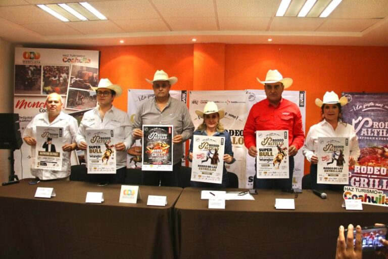 Presentan en Sabinas y Monclova el Rodeo Saltillo 2023