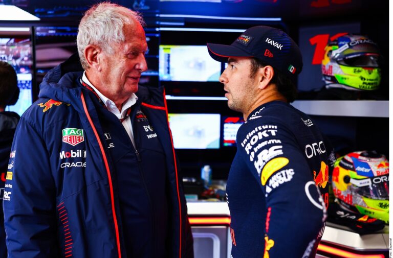 Advierte FIA a Helmut Marko por comentarios a Checo Pérez