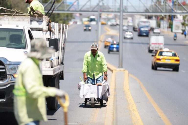 Con programa ‘Saltillo Me Gusta’ se embellecen más vialidades: Servicios Públicos