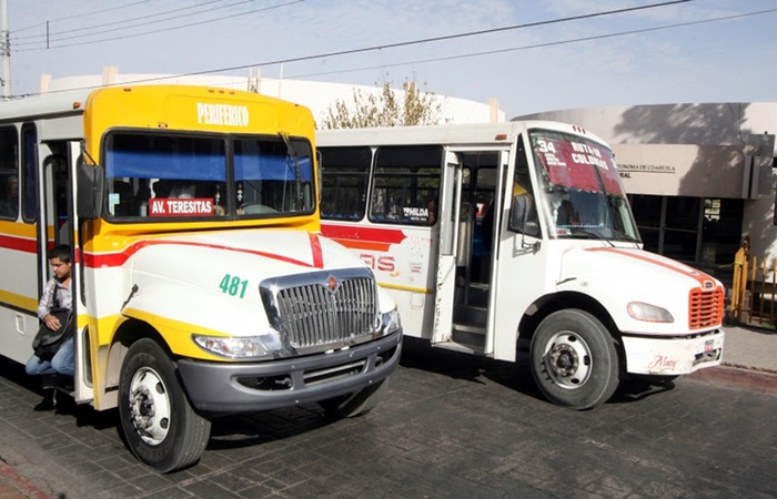 Disminuyó Saltillo el 43 por ciento de las unidades de transporte