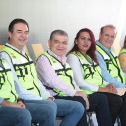 Miguel Riquelme y José María Fraustro ponen en marcha obras de infraestructura vial en Saltillo