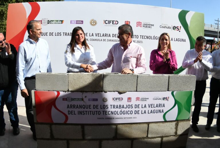 Pone en marcha Miguel Riquelme construcción de velaria en el Instituto Tecnológico de la Laguna