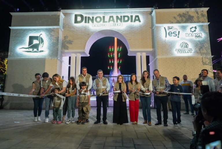 Los dinosaurios llegan a Ramos Arizpe; inauguran ‘Dinolandia’   