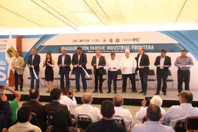 Con inversión de 300 mdp, inaugura MARS nuevo Parque Industrial en Frontera