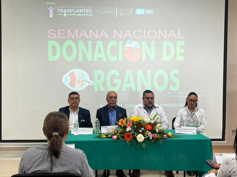 Reconoce Coahuila labor de familias de donadores voluntarios de órganos y tejidos