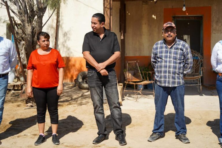 Habilitan línea de conducción de agua potable en la comunidad “El Águila”