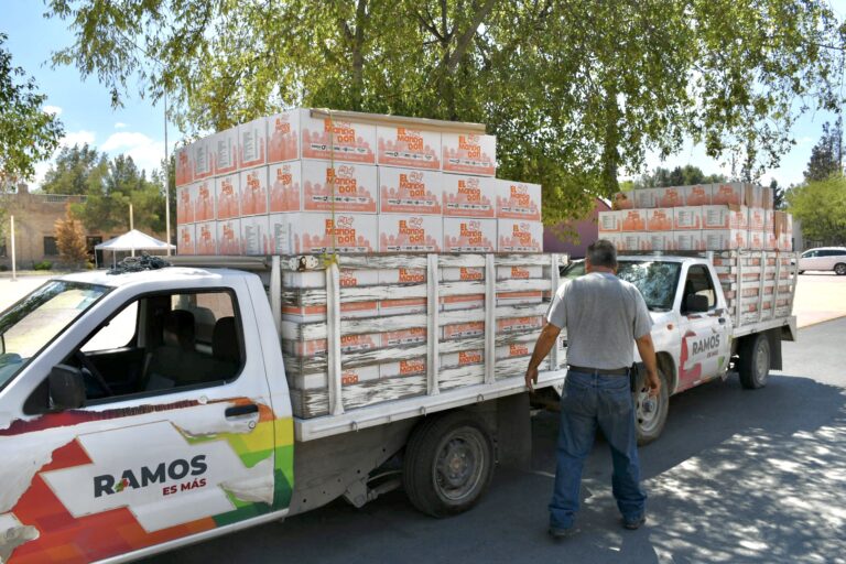 Listos tres mil paquetes de alimentos para el área rural de Ramos Arizpe