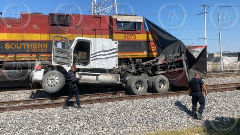 Otro que intenta ganarle al tren en Ramos y no tiene éxito