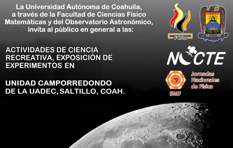 Observa la próxima luna llena en la Noche del Observatorio y Divulgación de la Ciencia en Camporredondo de la UA de C