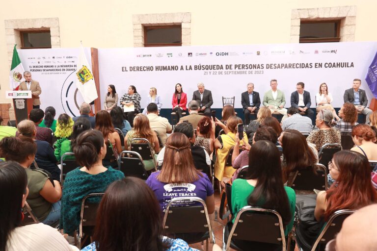 Realiza AIDH de la UA de C el Observatorio Internacional de Derechos Humanos “El Derecho Humano a la Búsqueda de Personas Desaparecidas en Coahuila”