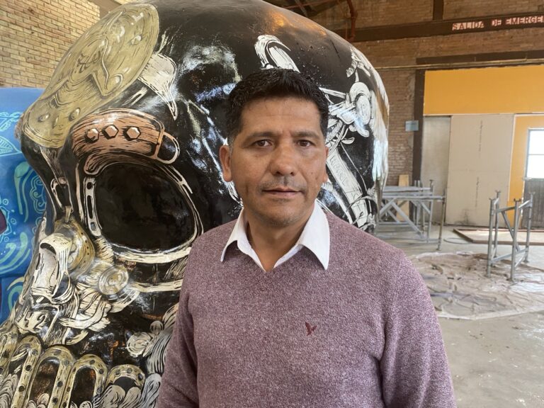 Avanza construcción de catrina monumental de Ramos Arizpe; cabeza será robotizada 