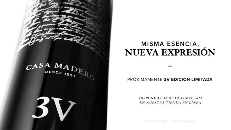 Casa Madero presenta 3V edición limitada en el marco del Día del Vino Mexicano   