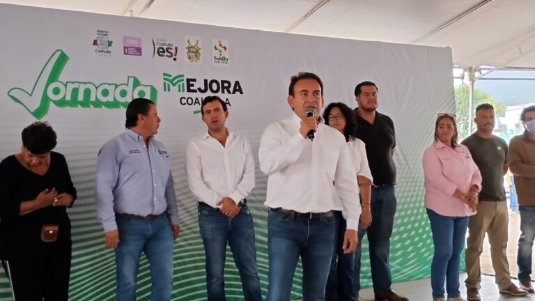 En Saltillo, llevan «Jornada Mejora» a habitantes de la colonia Las Teresitas 