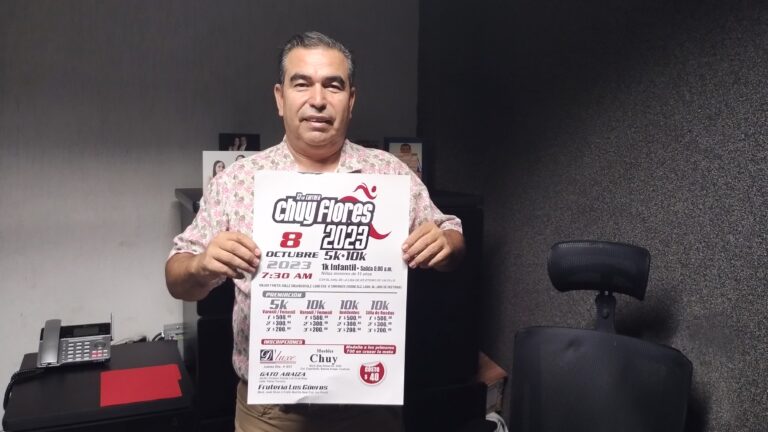 Invitan a la doceava edición de la Carrera Chuy Flores 2023 