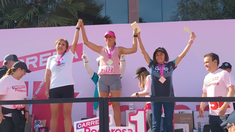 Participan más de 3 mil saltillenses en la segunda edición de la carrera La Poderosa 5K