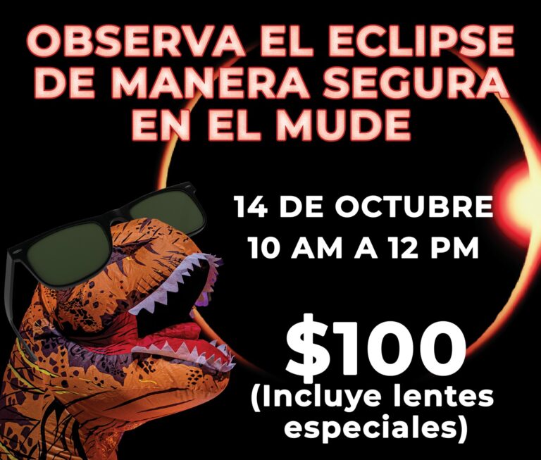 Podrán saltillenses apreciar el próximo eclipse solar anular desde el Museo del Desierto, invitan a disfrutar la experiencia 