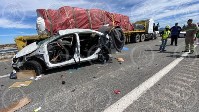 Fatal accidente carretero cobra la vida de una jovencita en la Saltillo-Torreón