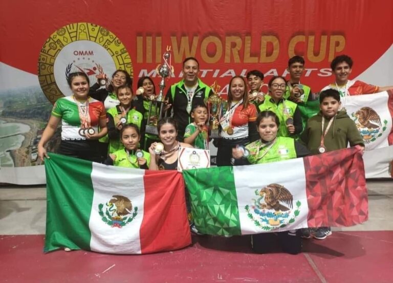 Consiguen coahuilenses medallas en Copa del Mundo de Artes Marciales