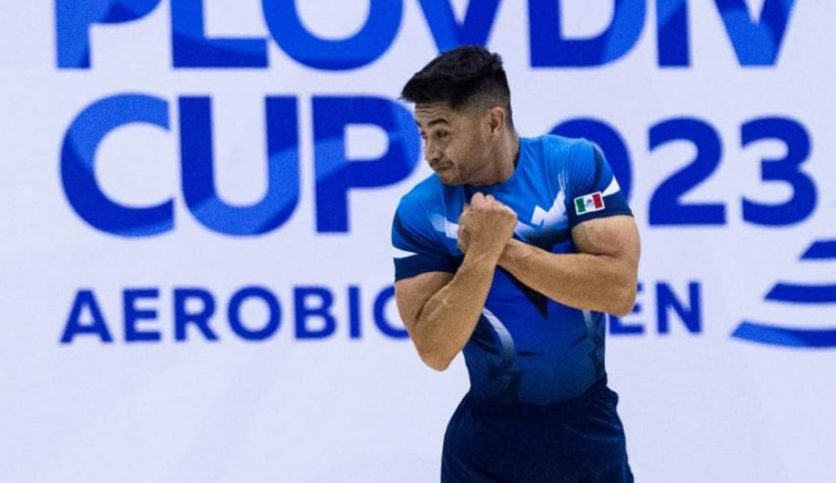 Termina coahuilense Iván Veloz noveno en Copa del Mundo de Gimnasia Aeróbica