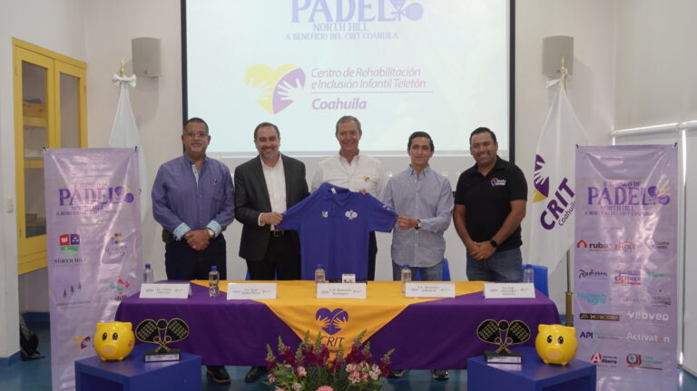 En su segunda edición, realizarán Torneo de Pádel a beneficio de CRIT Coahuila 