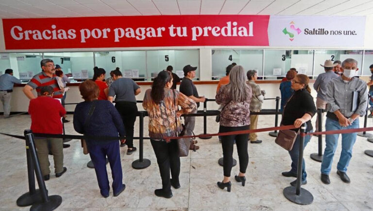 Inician este miércoles en Saltillo recargos a peso en el predial y otros impuestos