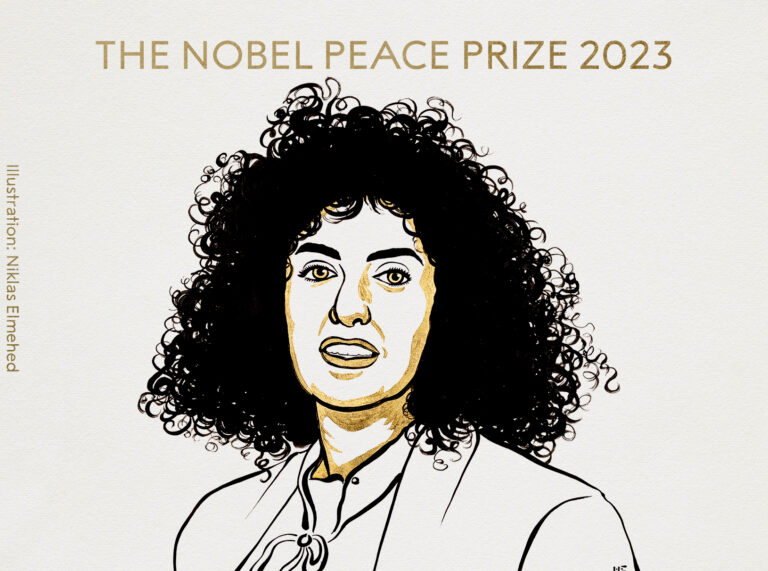 Otorgan Nobel de la Paz a Narges Mohammadi, iraní que lucha por las mujeres