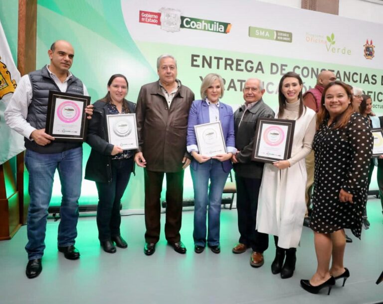 Reconocen Oficinas Verdes en el gobierno de Chema Fraustro