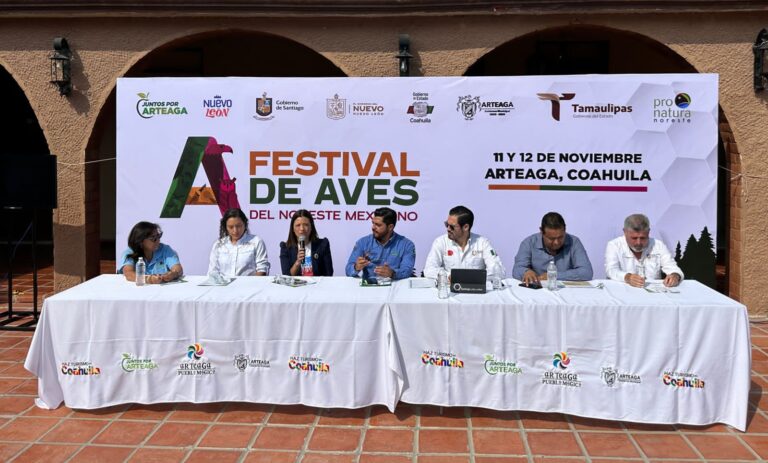 Segundo Festival de Aves del Noreste Mexicano se realizará el próximo 11 y 12 de noviembre; Ruta de las Aves atraviesa Arteaga y Santiago