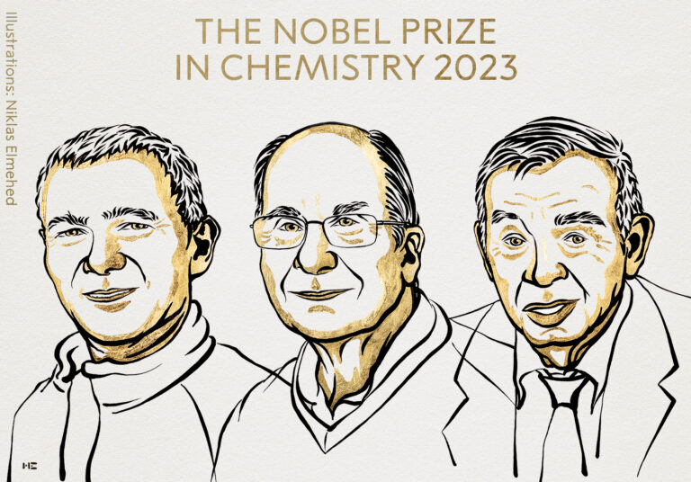 Tres científicos ganan Premio Nobel de Química 2023 por el descubrimiento y la síntesis de puntos cuánticos